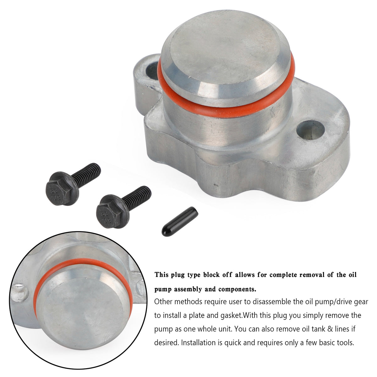 YAMAHA BIG WHEEL BW80 PW50 ALL Oil Injection Block Off Plug Hardware Cap