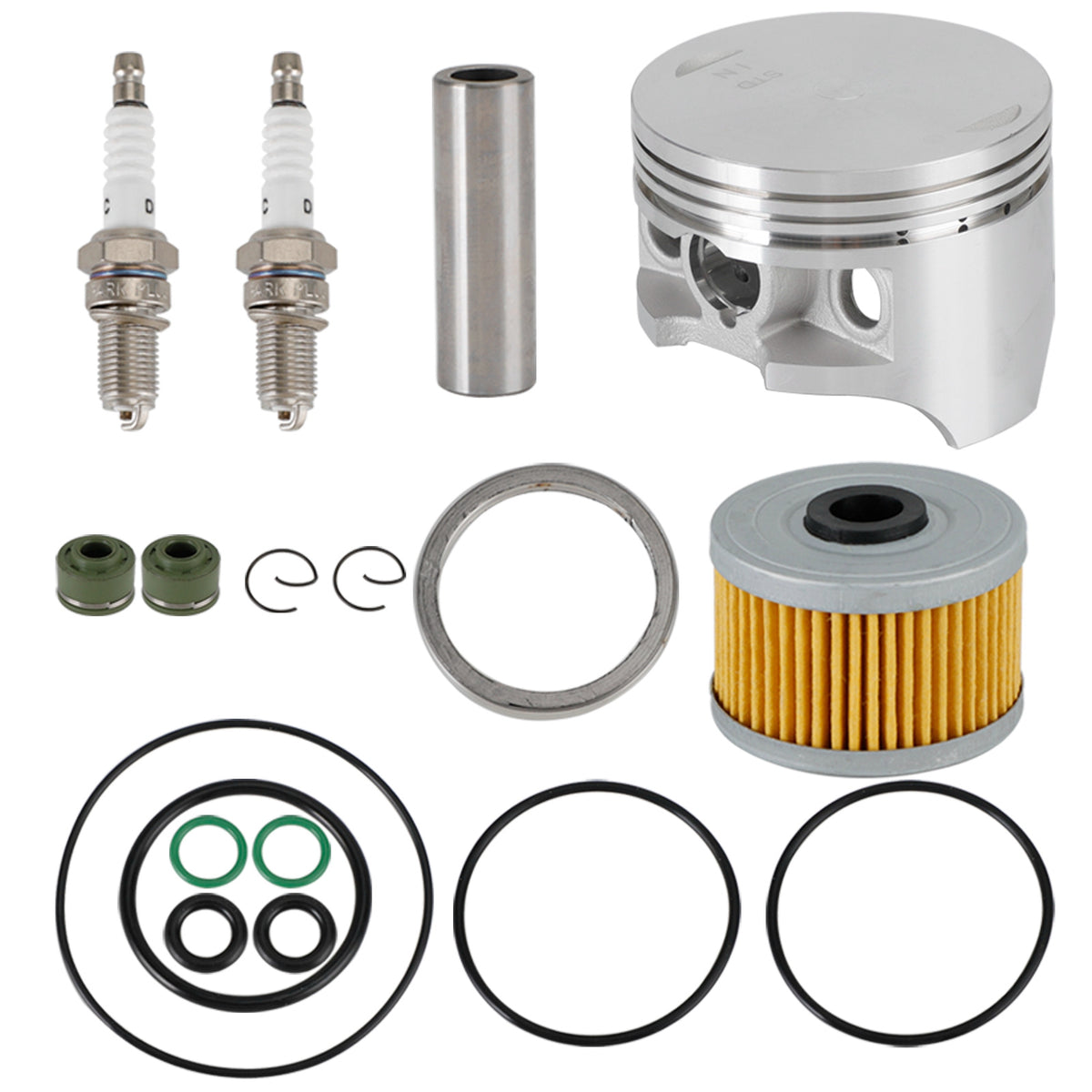 Honda 1988-2000 TRX300 TRX 300 Fourtrax Piston Gaskets Top End Kit Cylinder Jug