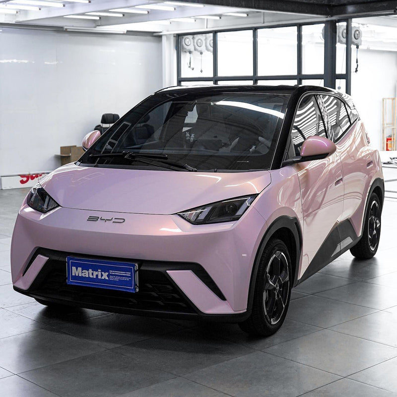 Bloom Pearl Pink PET Car Wrap Film High Gloss Vehicle Wrap