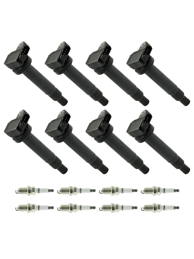 2002-2010 Lexus SC430 4.3L 8PCS Ignition Coil+Spark Plug UF230 90080-91180