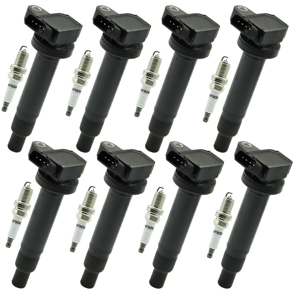 2002-2010 Lexus SC430 4.3L 8PCS Ignition Coil+Spark Plug UF230 90080-91180