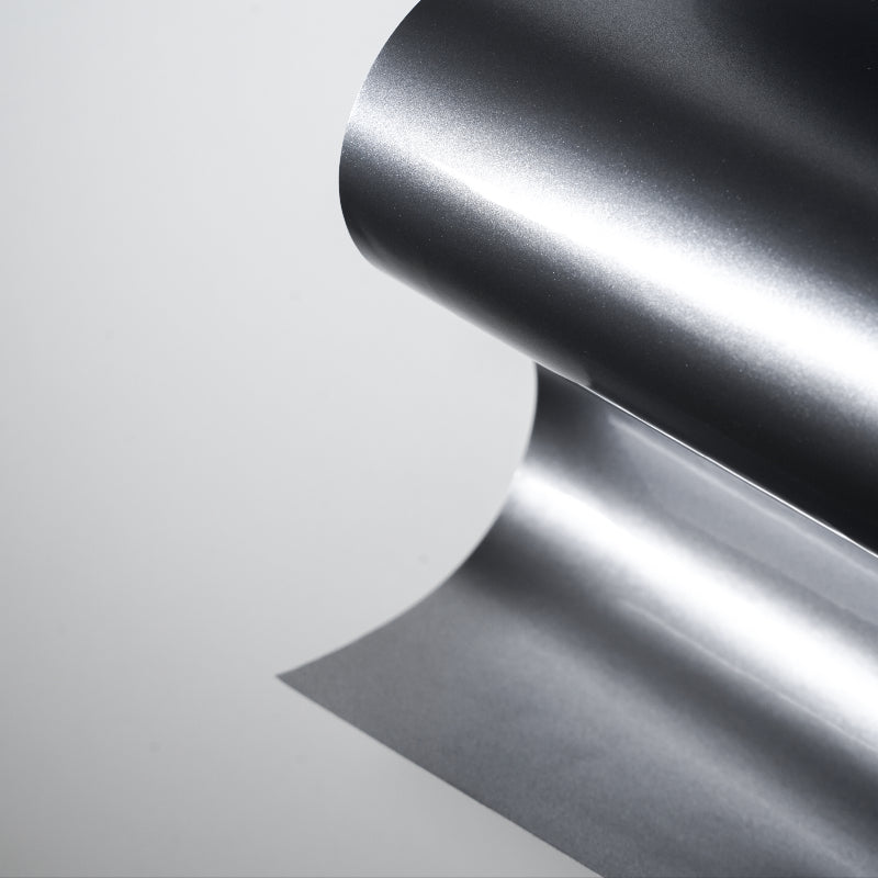 Glossy Metallic Titamium Iron Vinyl Wrap