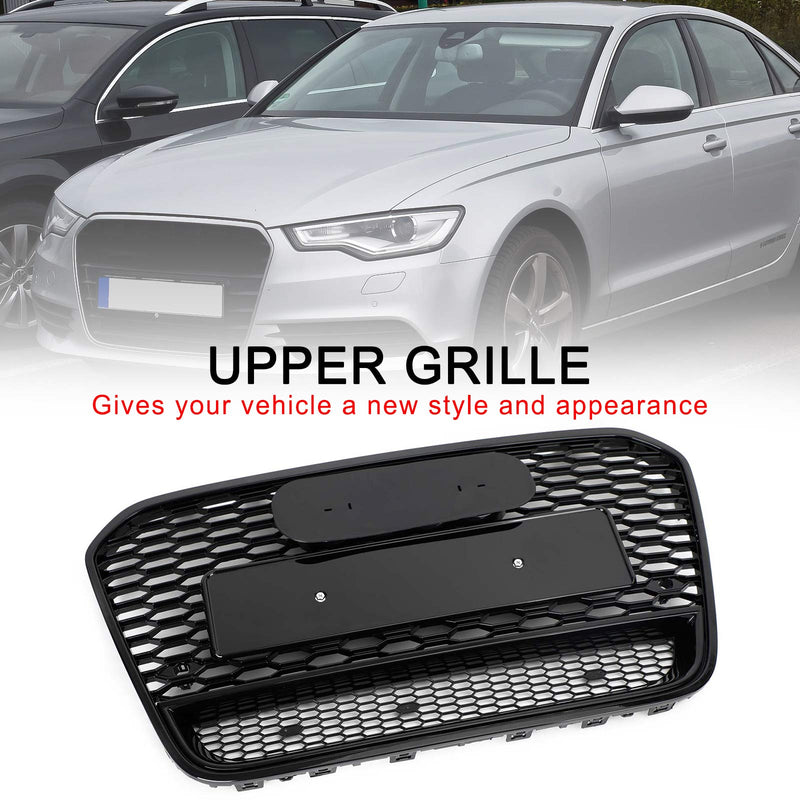 2012-2015 Audi A6 S6 C7 RS6 Style Front Mesh Honeycomb Grille Grill
