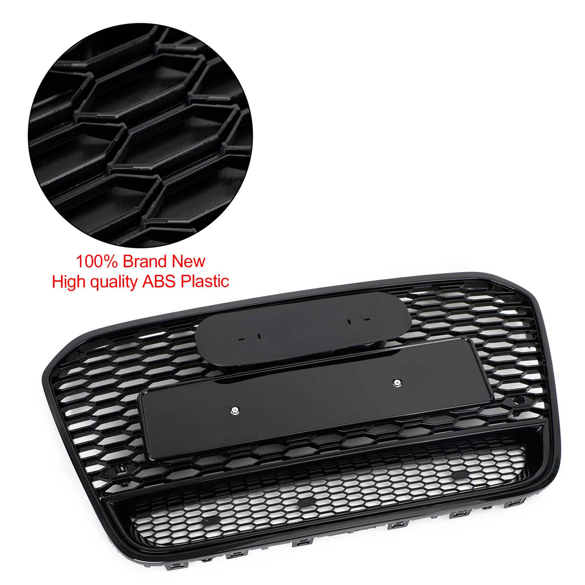 2012-2015 Audi A6 S6 C7 RS6 Style Front Mesh Honeycomb Grille Grill