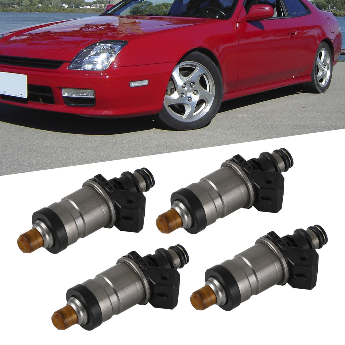 Honda Prelude 2.2L VTEC 1993-1996 4PCS Fuel Injectors 06164-P0F-000