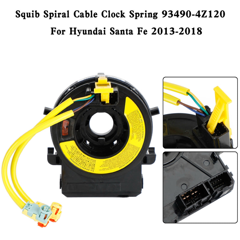 Hyundai Santa Fe 2013-2018 Squib Spiral Cable Clock Spring 93490-4Z120
