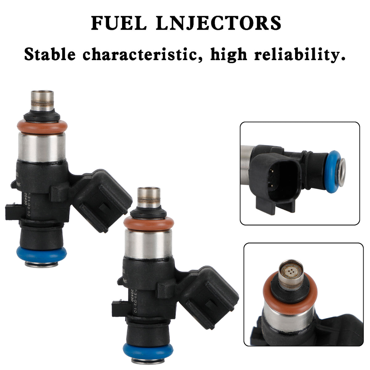 POLARIS Ranger Crew 570 900 XP 2014-2019 0280158258 2521068 2PCS Fuel Injectors