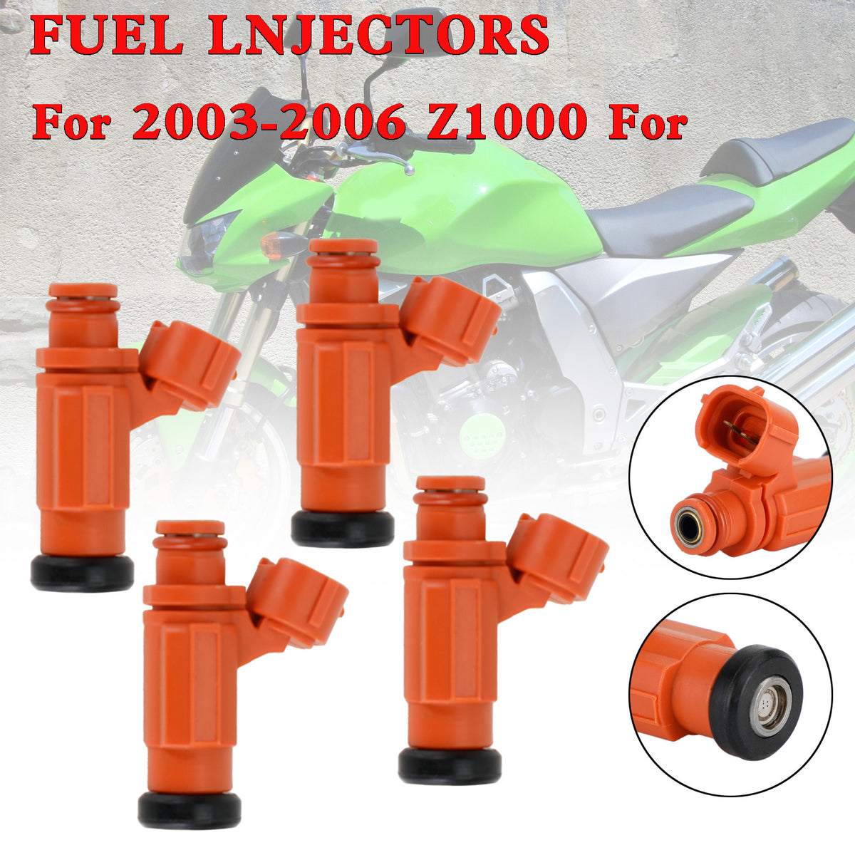 Kawasaki 2003-2014 Teryx Brute Force 750 Z1000 49033-1060 4PCS Fuel Injectors