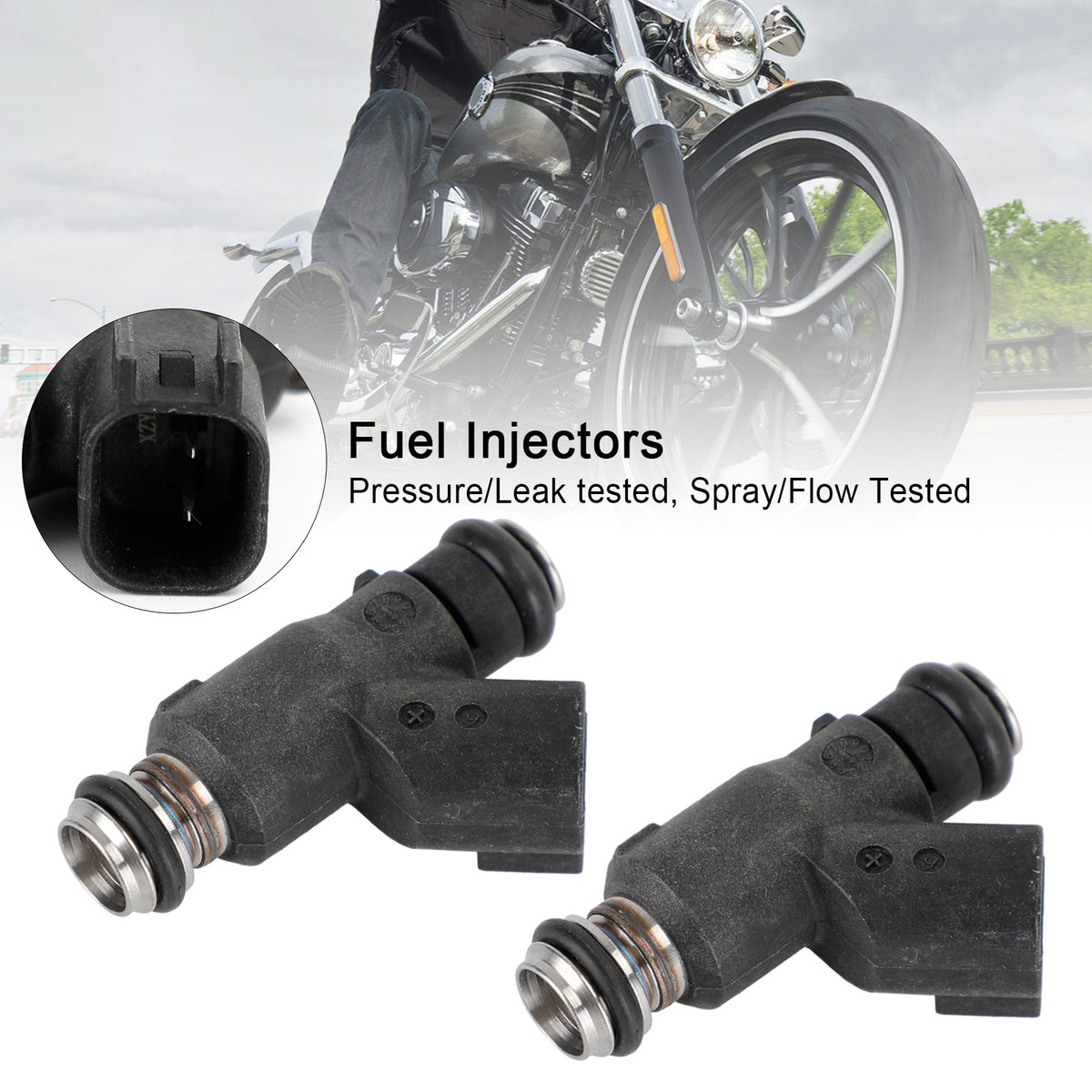 Road King Street Glide R2025DEG 2PCS Fuel Injectors 27709-06A
