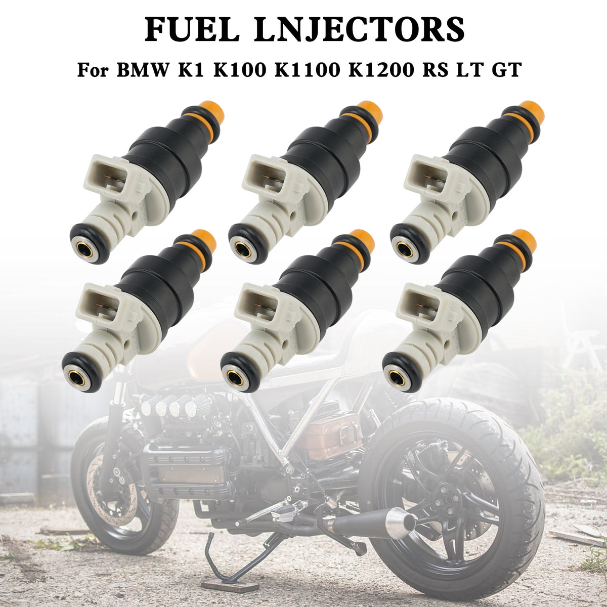BMW K1 K100 K1100 K1200 RS LT GT 6PCS 0280150941 Fuel Injector 0280150705