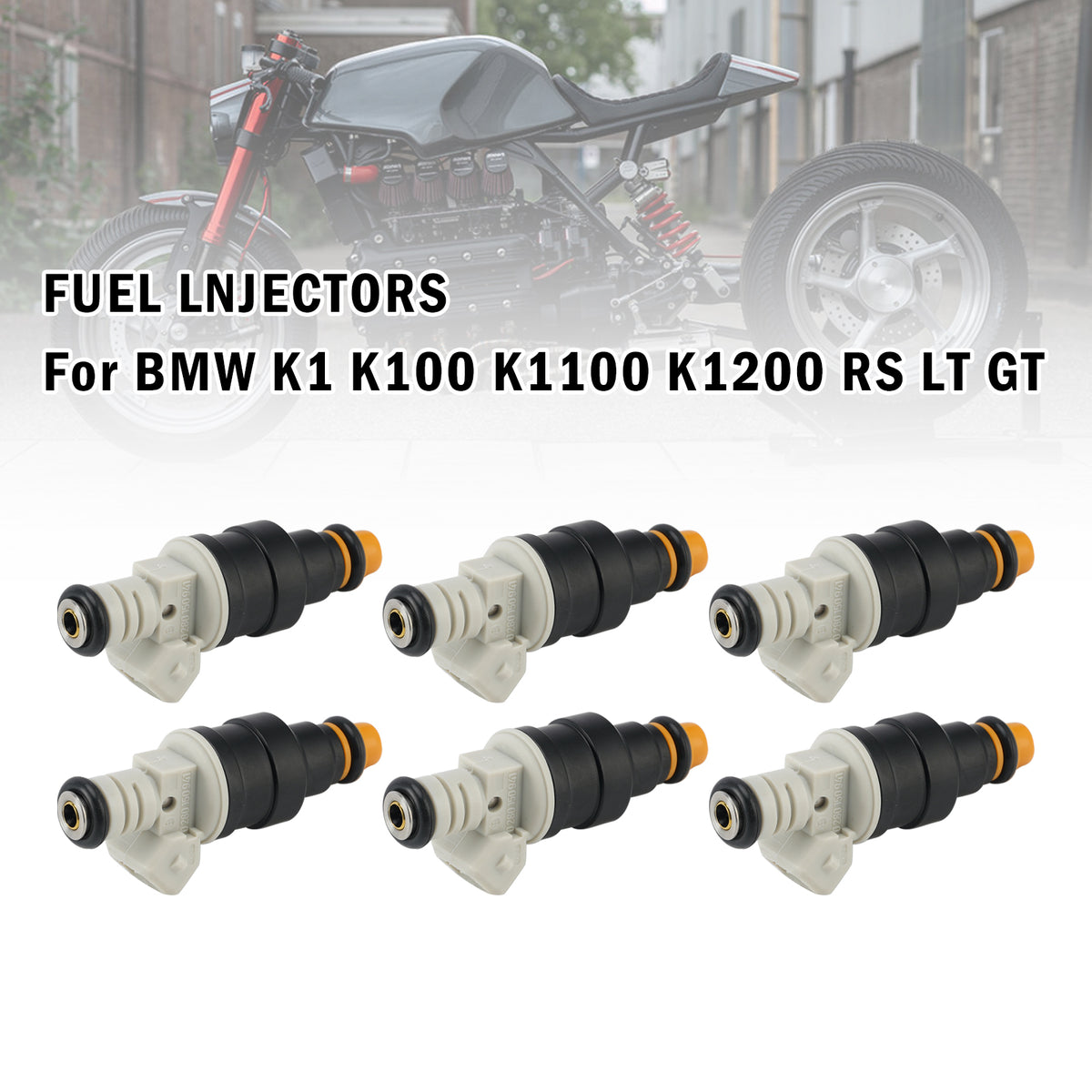 BMW K1 K100 K1100 K1200 RS LT GT 6PCS 0280150941 Fuel Injector 0280150705