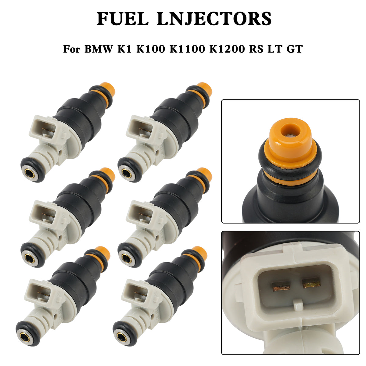 BMW K1 K100 K1100 K1200 RS LT GT 6PCS 0280150941 Fuel Injector 0280150705
