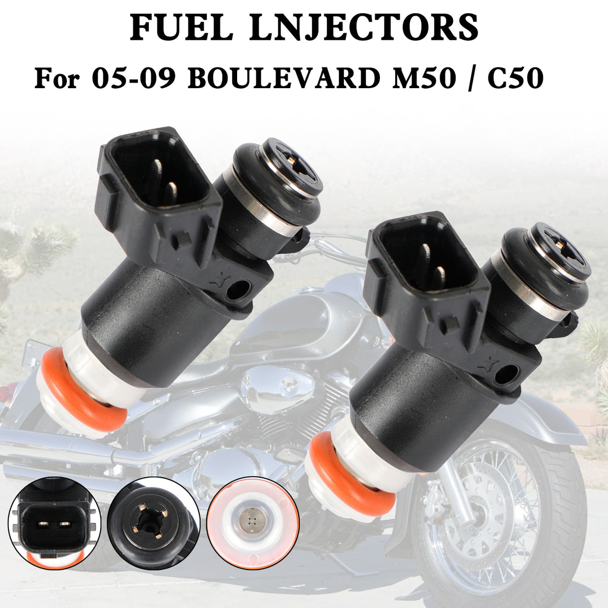 Suzuki BOULEVARD M50 / C50 15710-14g00 2PCS 16450-PLD-003 Fuel Injectors