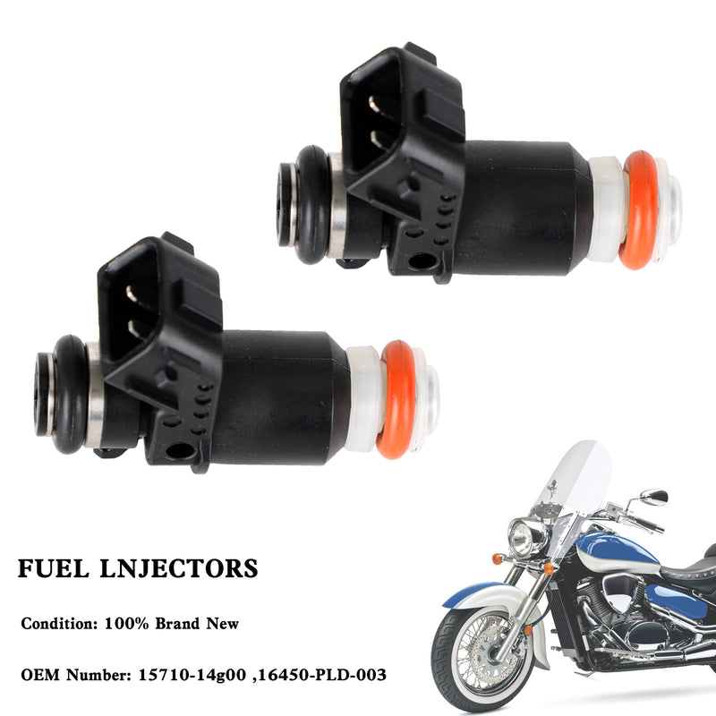 Suzuki BOULEVARD M50 / C50 15710-14g00 2PCS 16450-PLD-003 Fuel Injectors