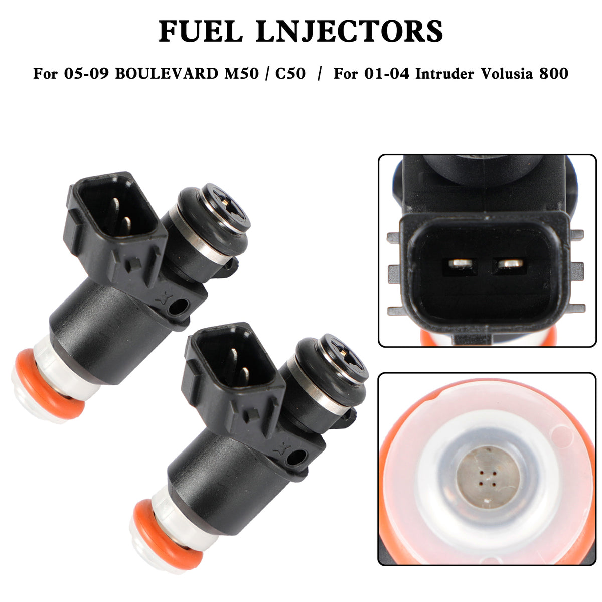 Suzuki BOULEVARD M50 / C50 15710-14g00 2PCS 16450-PLD-003 Fuel Injectors