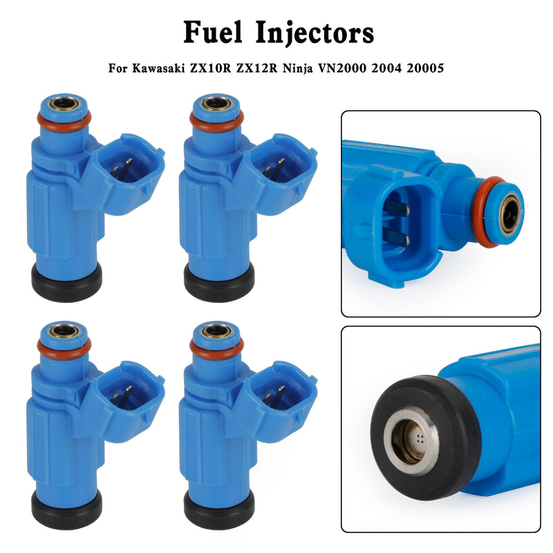 Kawasaki 2003-2007 STX 12F 2004-2016+ STX 15F 4PCS 49033-3707 Fuel Injectors
