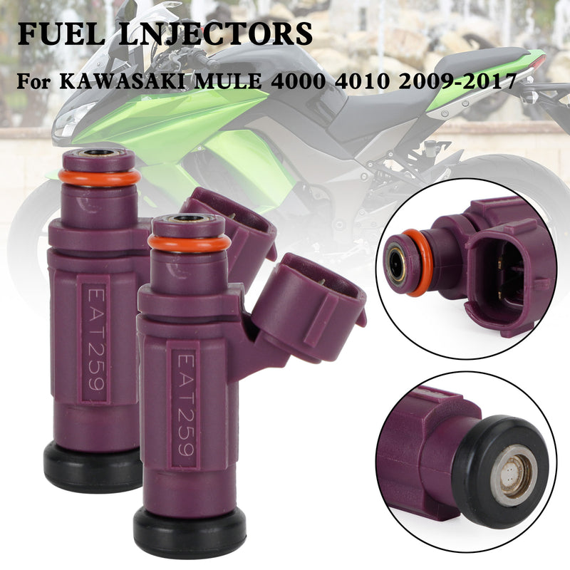 KAWASAKI MULE 4000 4010 2009-2017 2PCS Fuel Injector EAT259 49033-2060 490332060