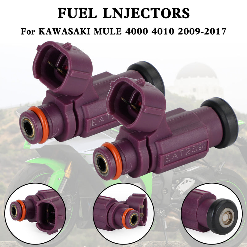 KAWASAKI MULE 4000 4010 2009-2017 2PCS Fuel Injector EAT259 49033-2060 490332060