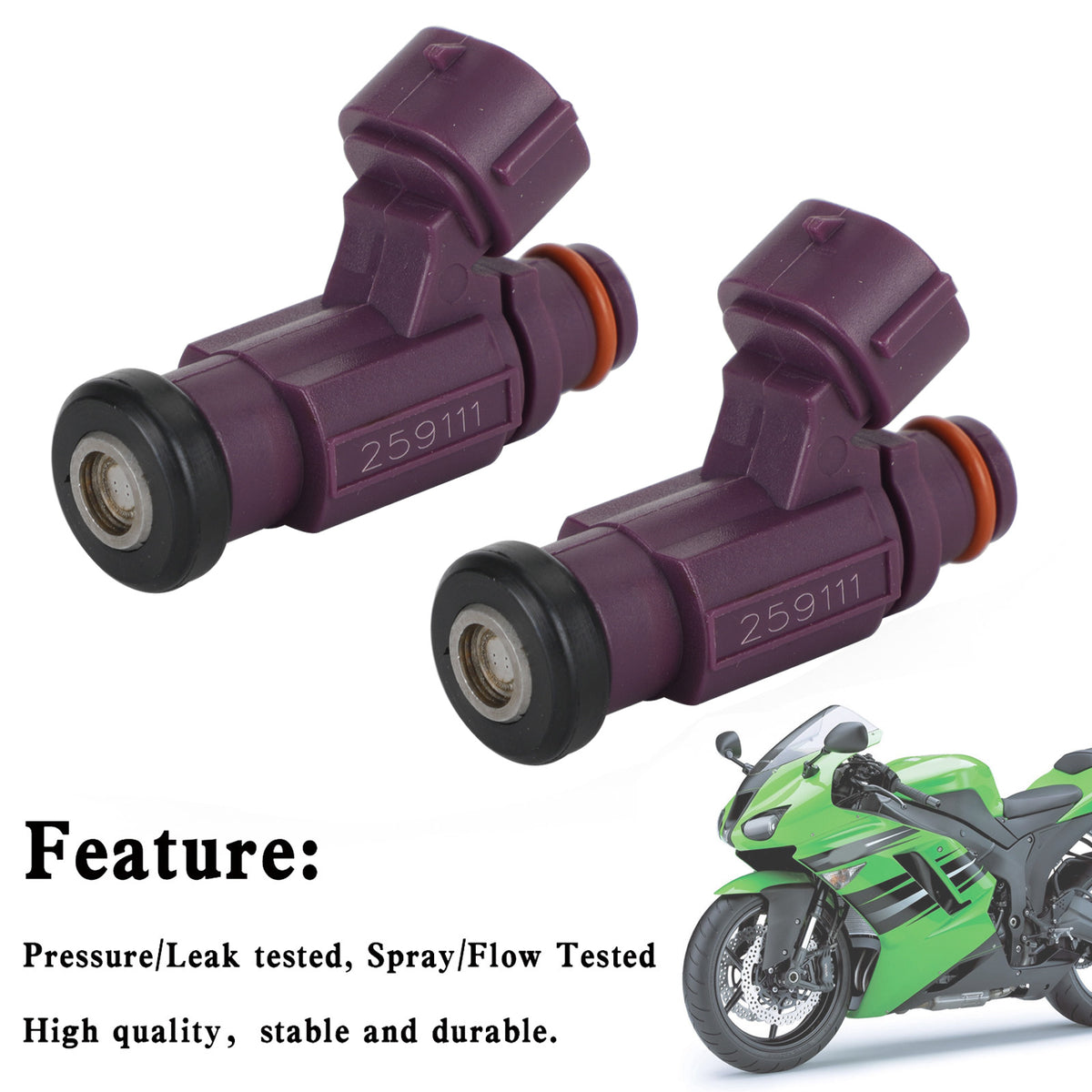 KAWASAKI MULE 4000 4010 2009-2017 2PCS Fuel Injector EAT259 49033-2060 490332060