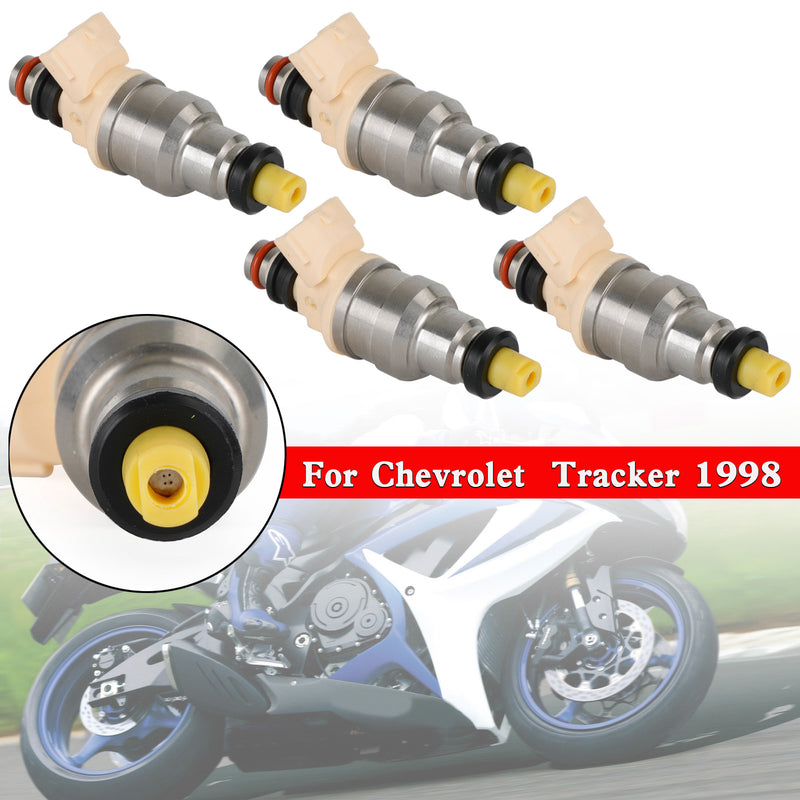 Suzuki Sidekick Tracker X-90 1.6L INP-470 4PCS 15710-58B00 Fuel Injectors Fit
