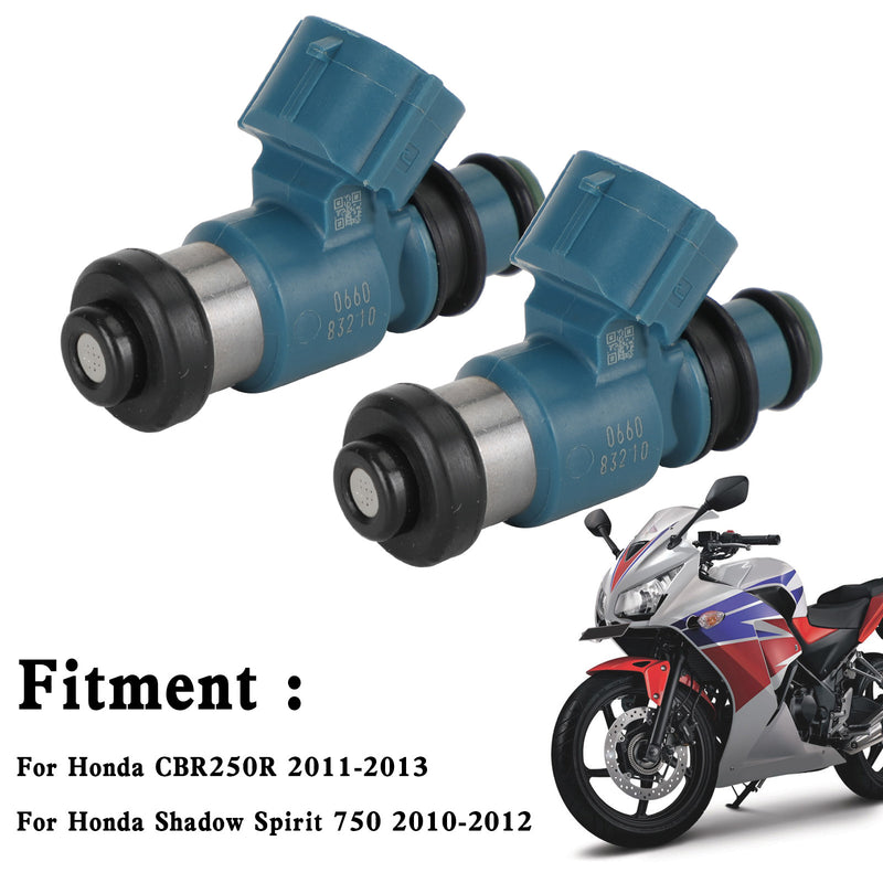 Honda CBR250R Shadow Phantom 750 16450-MFE-641 16450MFE641 2PCS Fuel Injector