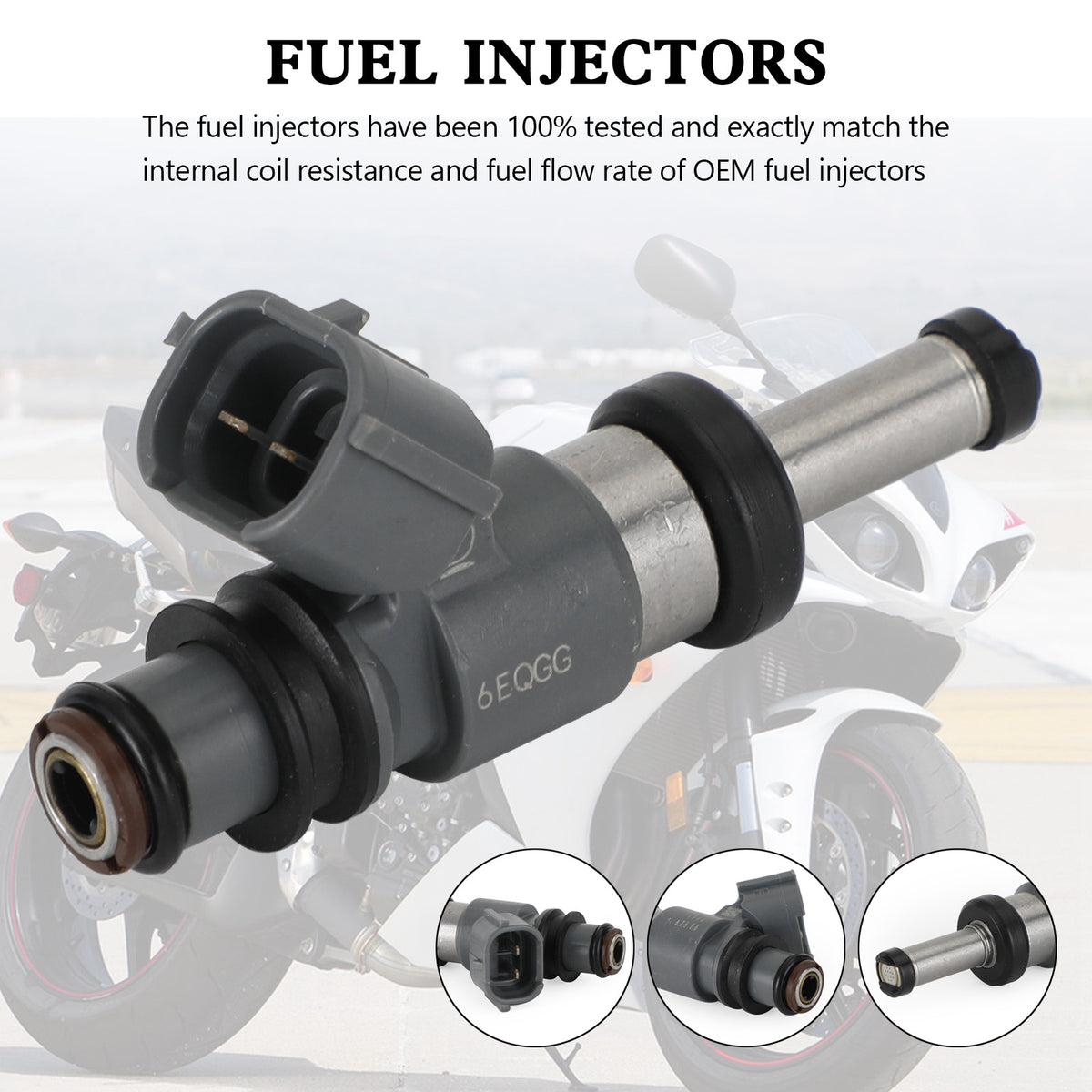 Yamaha WR250 FZ09 FZ10 MT09 MT10 YFZ R1 Fuel Injector 4C8-13761-00-00