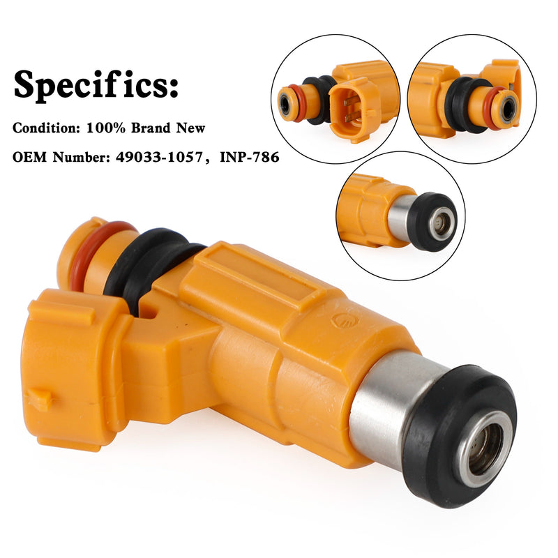 Kawasaki 2000-2008 Vulcan 1500 1600 PN 2PCS 49033-1057 Fuel injectors INP-786