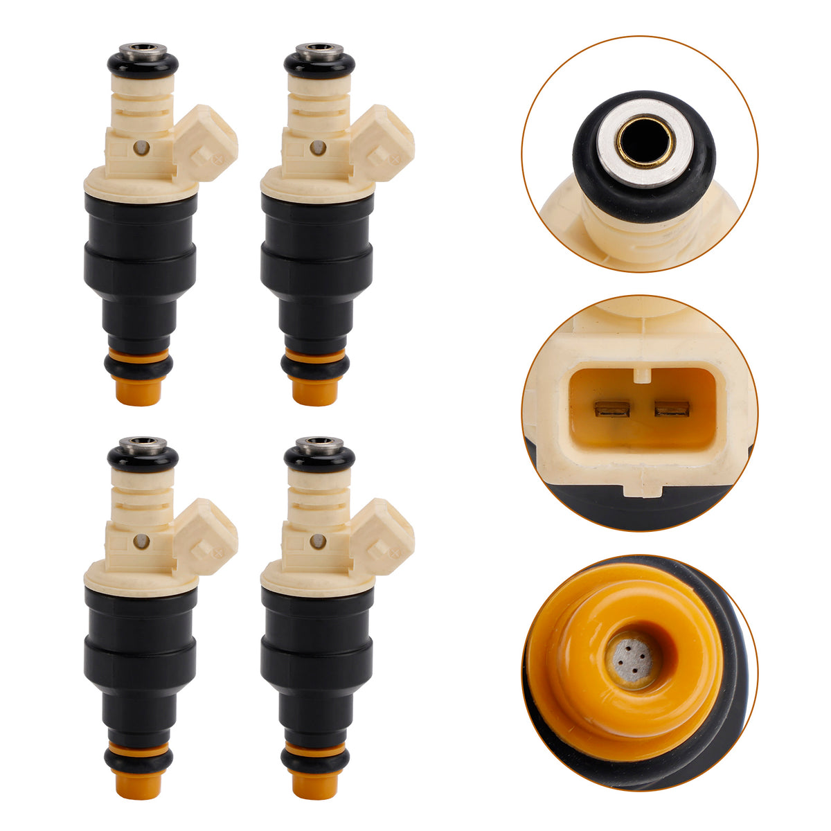 BMW K100 Motorcycle Single Hole Disc EV1 14LB 4PCS 0280150210 Fuel injectors