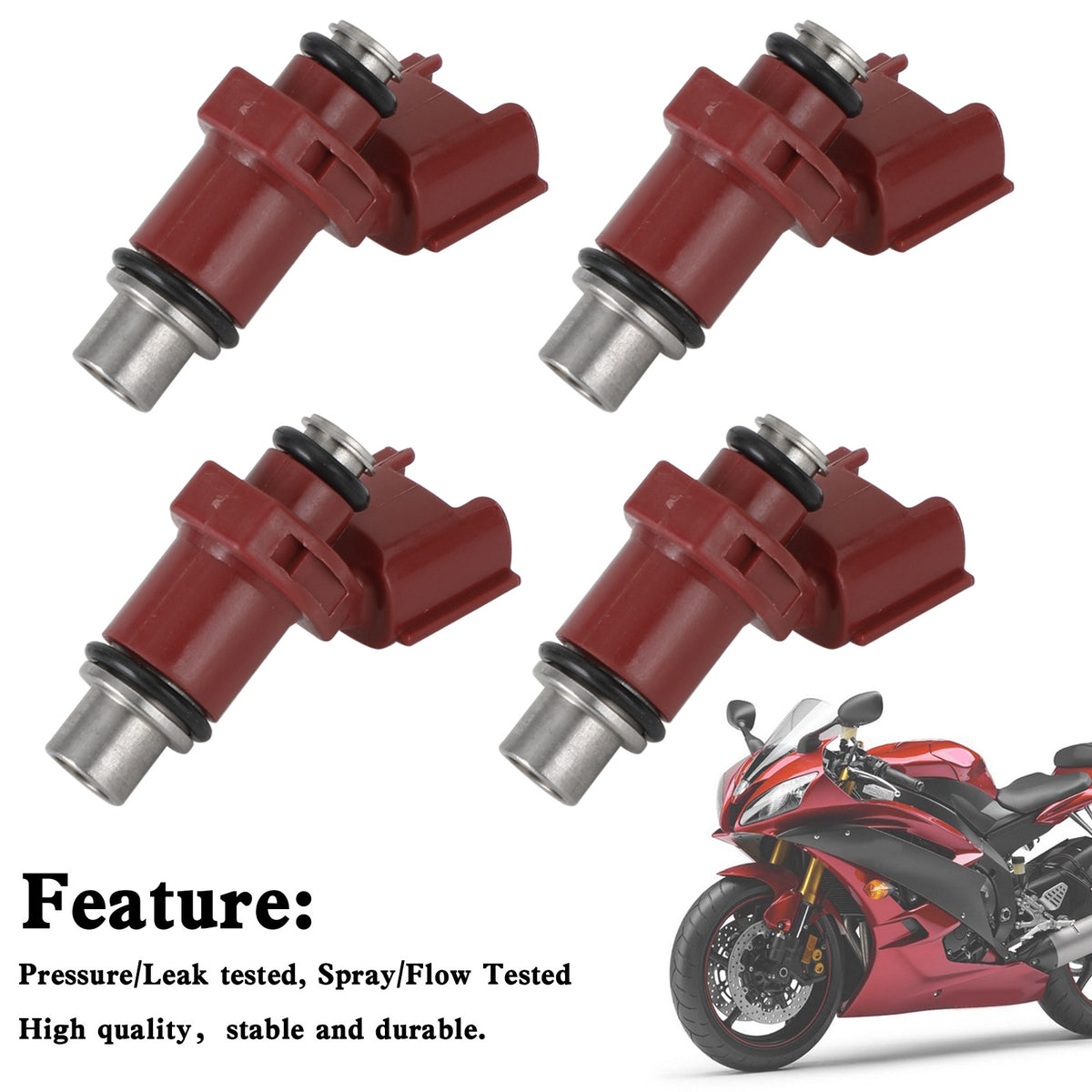 Yamaha Outboard 80BEL 75-90HP 4 Stroke 4PCS Fuel Injector 160CC 6D8-13761-00-00