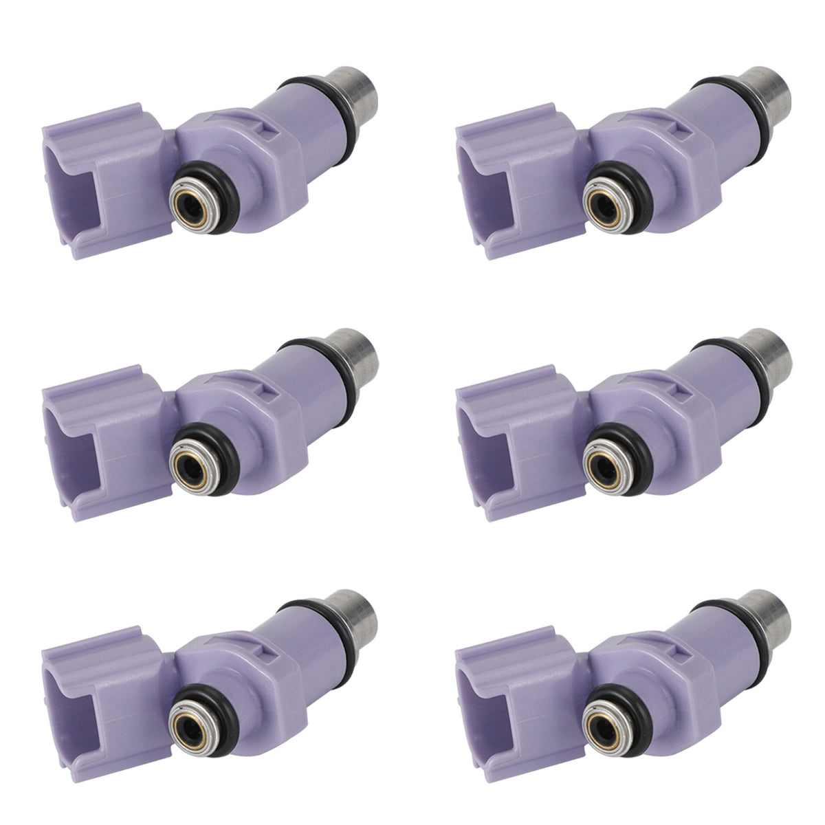 Yamaha 250 Outboard 6PCS Fuel Injectors 6P2-13761-10-00 Fit