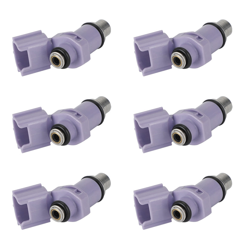 Yamaha 250 Outboard 6PCS Fuel Injectors 6P2-13761-10-00 Fit