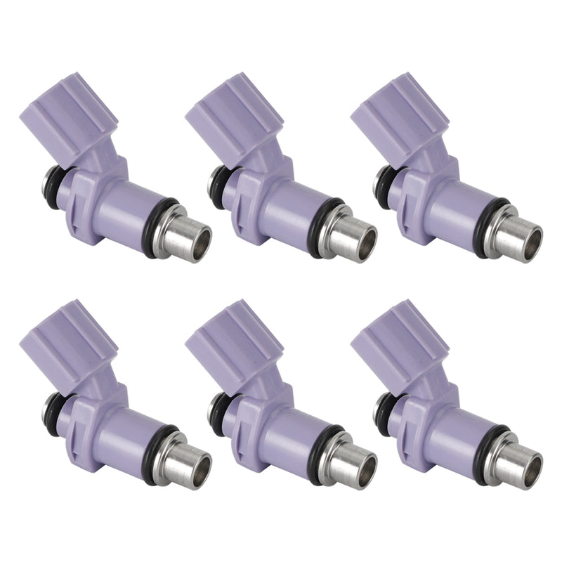 Yamaha 250 Outboard 6PCS Fuel Injectors 6P2-13761-10-00 Fit