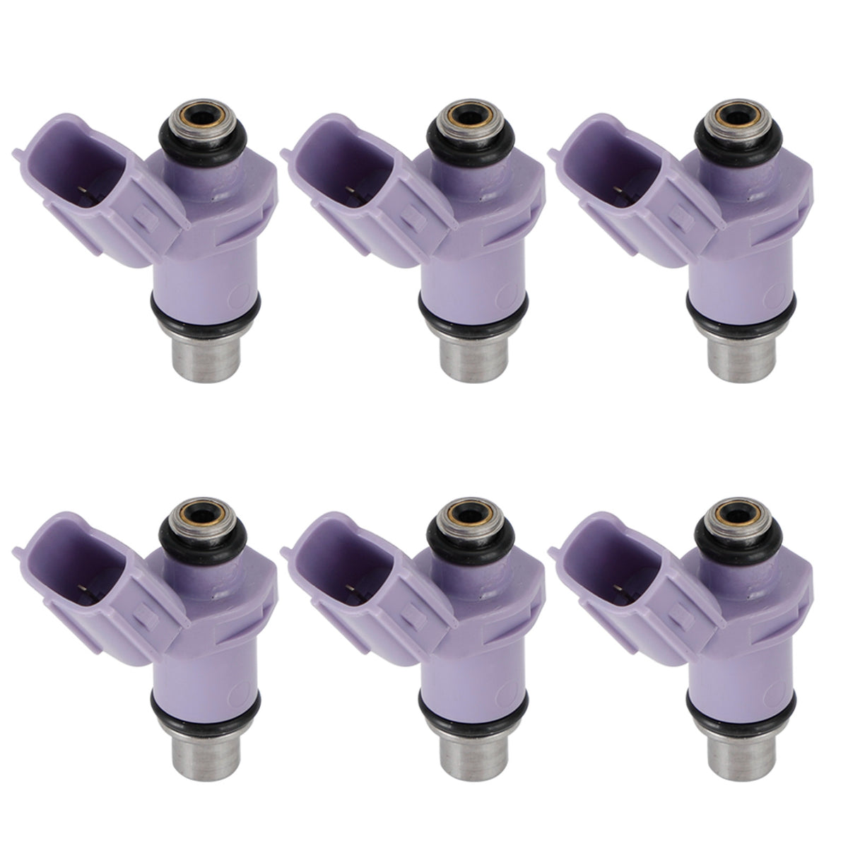 Yamaha 250 Outboard 6PCS Fuel Injectors 6P2-13761-10-00 Fit