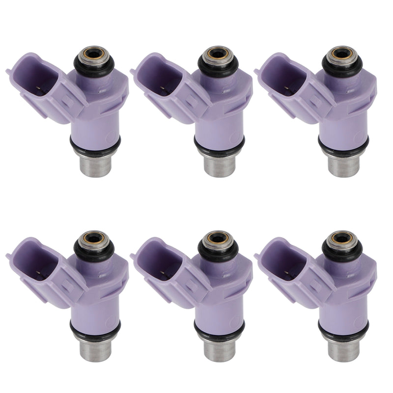 Yamaha 250 Outboard 6PCS Fuel Injectors 6P2-13761-10-00 Fit