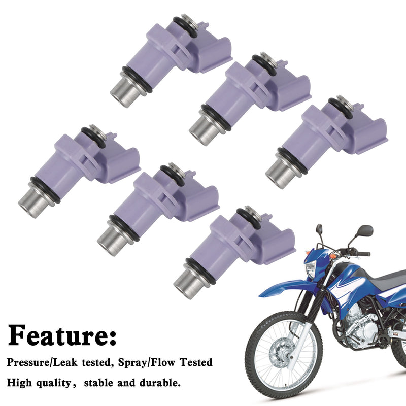 Yamaha 250 Outboard 6PCS Fuel Injectors 6P2-13761-10-00 Fit