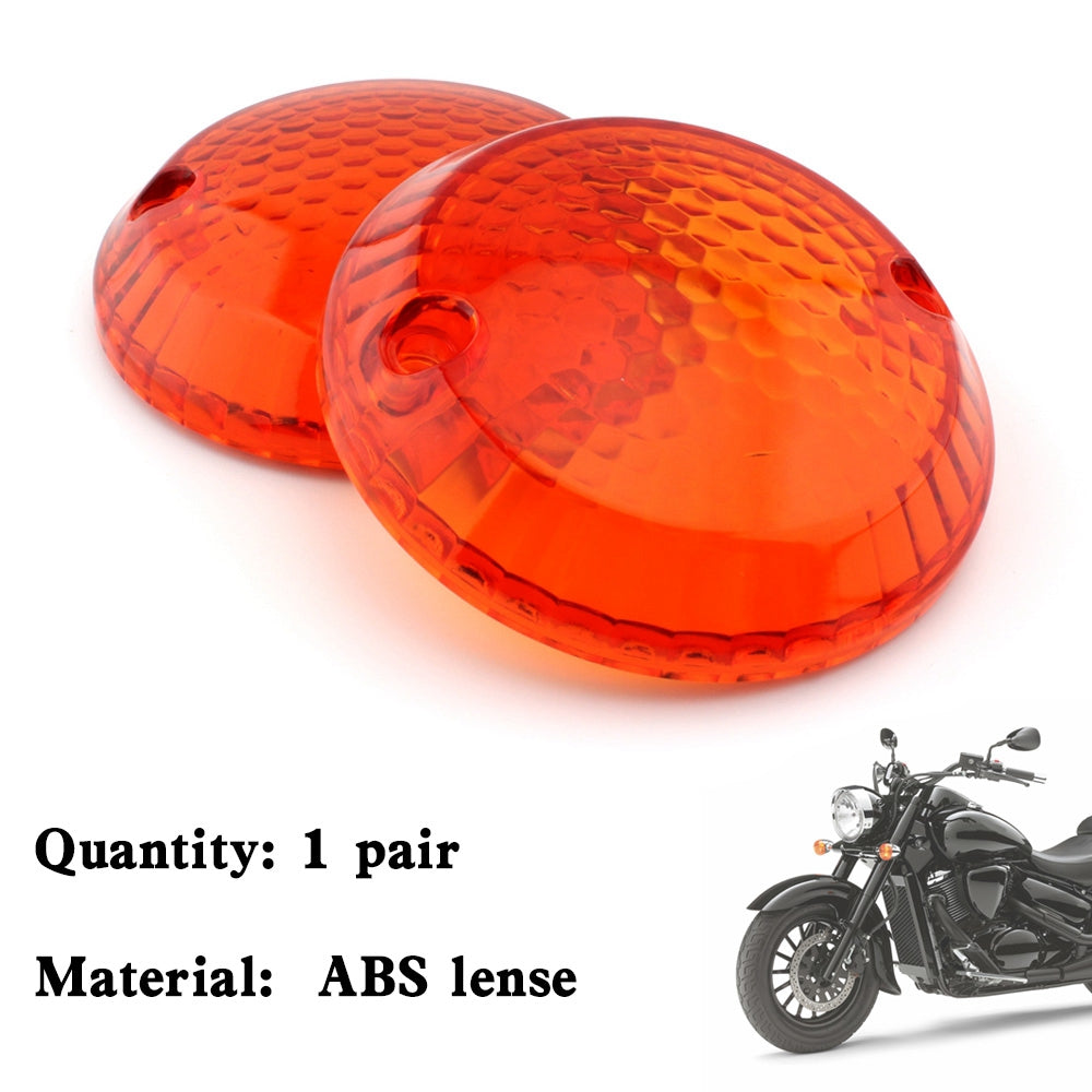 Suzuki Cruisers Intruder 1400 VX800 Amber Turn Signal Light Lens Cover