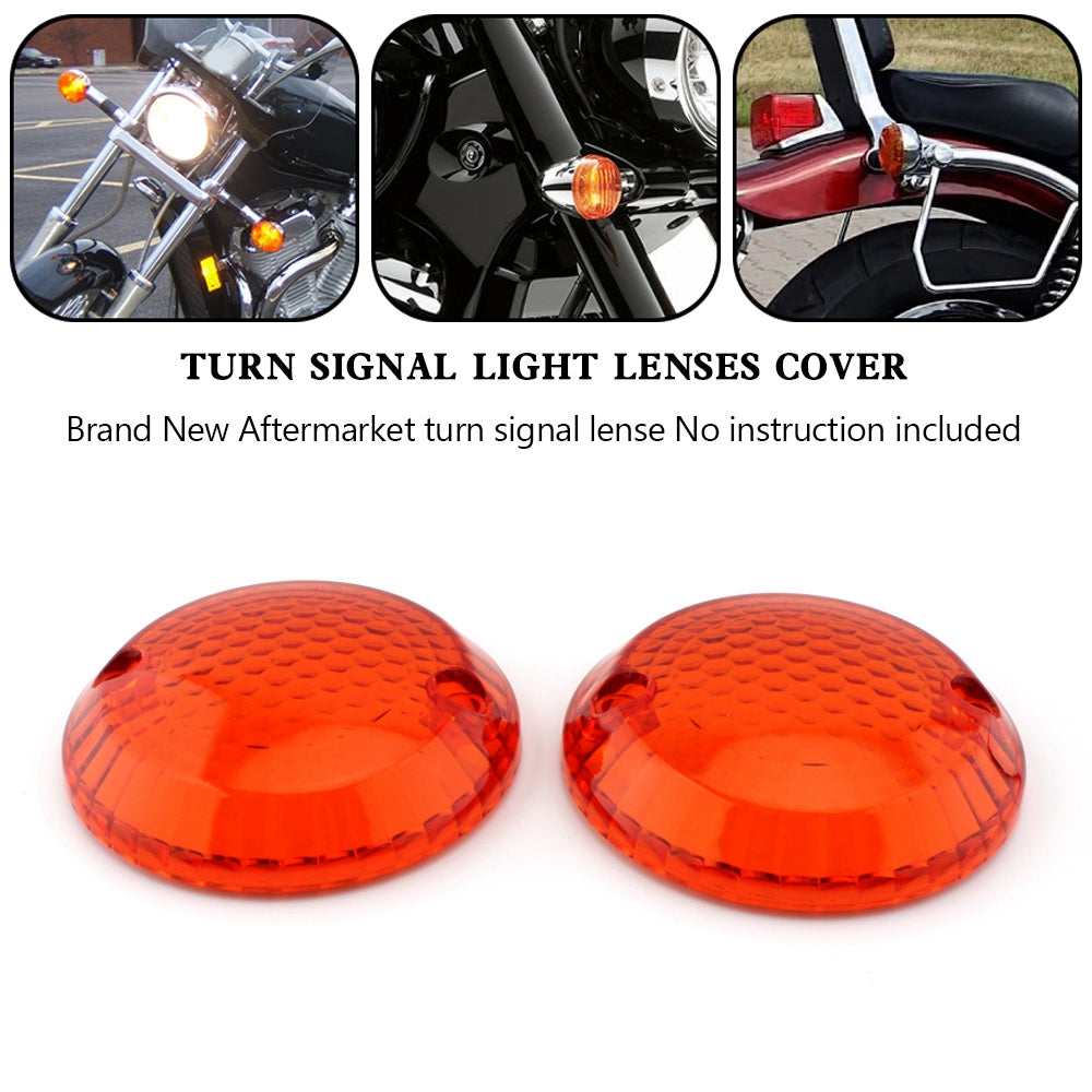 Suzuki Cruisers Intruder 1400 VX800 Amber Turn Signal Light Lens Cover