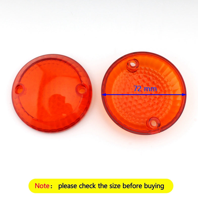 Suzuki Cruisers Intruder 1400 VX800 Amber Turn Signal Light Lens Cover