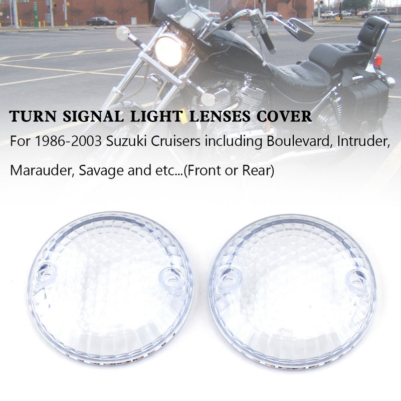 Suzuki Cruisers Intruder 1400 VX800 Clear Turn Signal Light Lens Cover