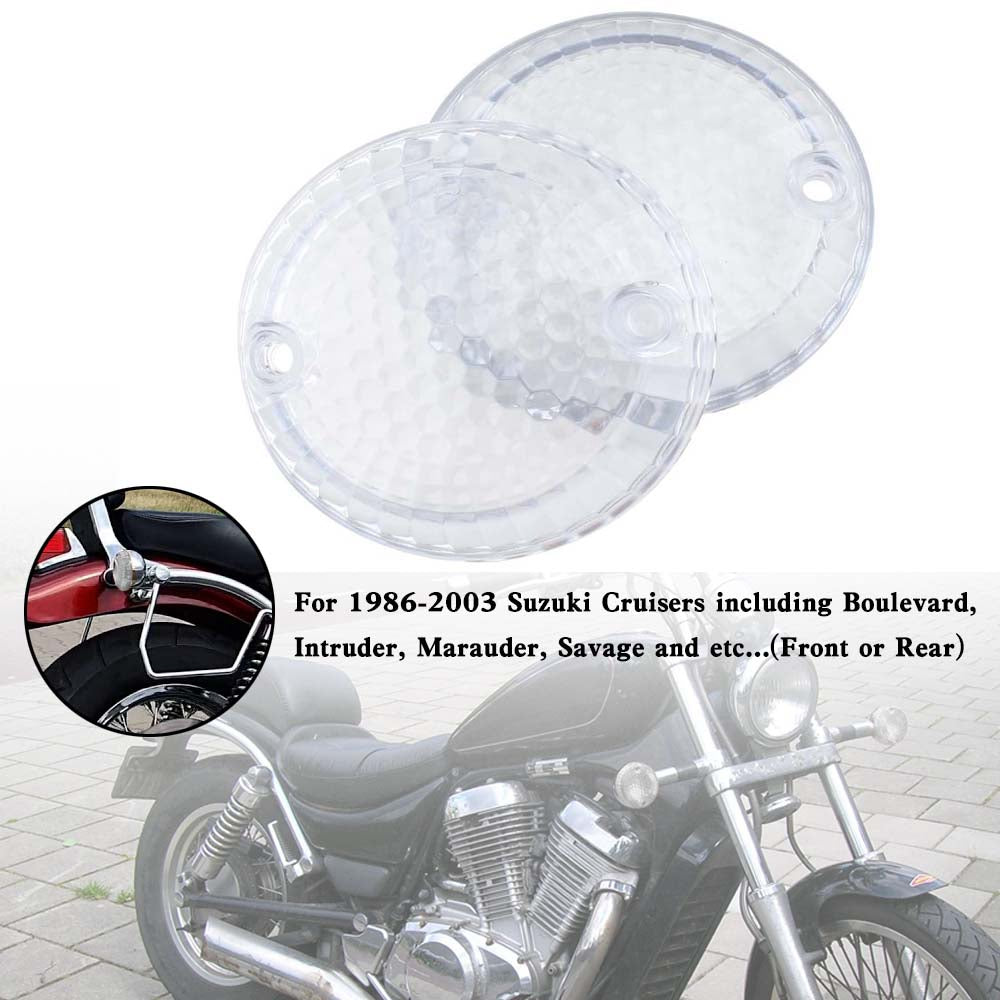 Suzuki Cruisers Intruder 1400 VX800 Clear Turn Signal Light Lens Cover