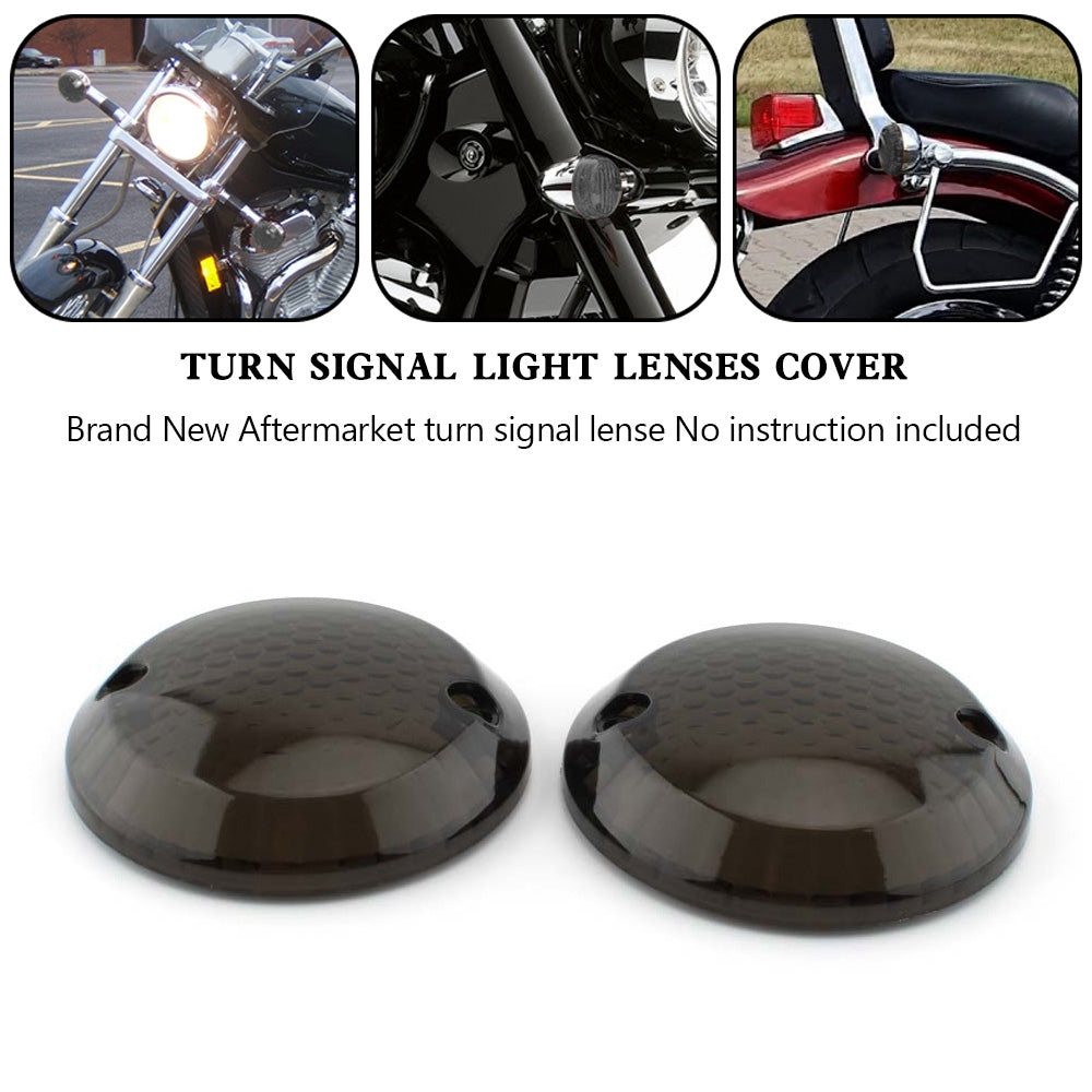 Suzuki Cruisers Intruder 1400 VX800 Smoke Turn Signal Light Lens Cover