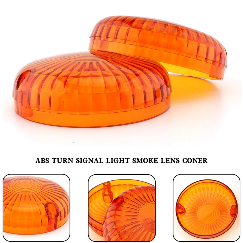 Yamaha V Star 650 1100 Vmax 1200/1700 Amber Turn Signal Light Lens Cover