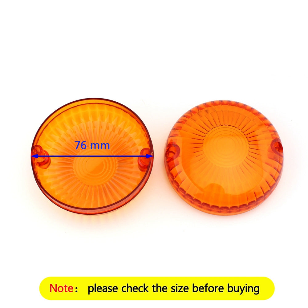 Yamaha V Star 650 1100 Vmax 1200/1700 Amber Turn Signal Light Lens Cover