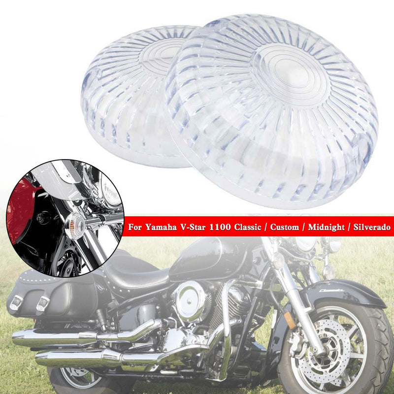 Yamaha V Star 650 1100 Vmax 1200/1700 Clear Turn Signal Light Lens Cover