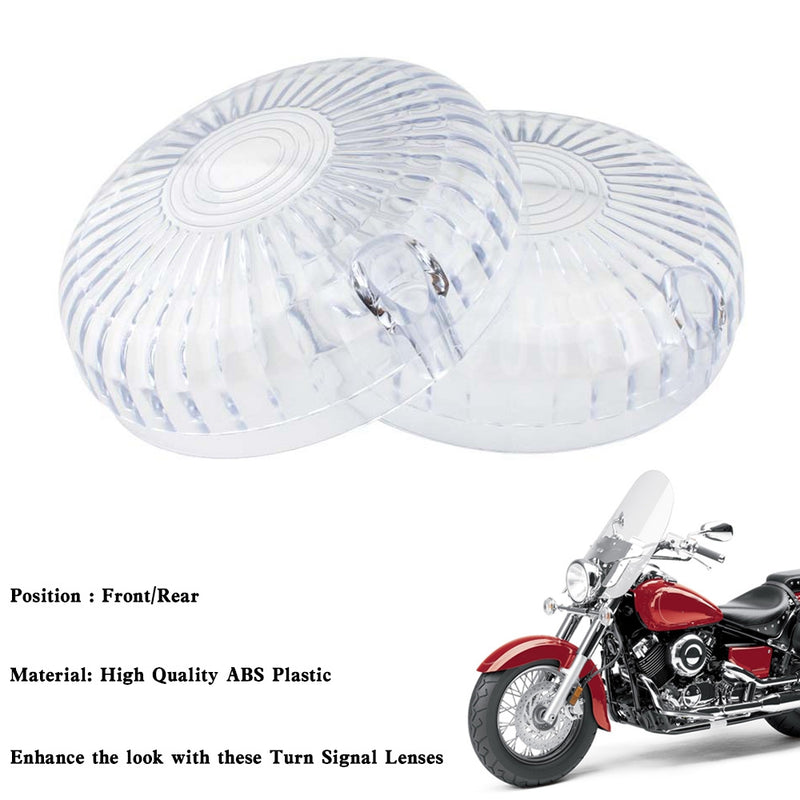 Yamaha V Star 650 1100 Vmax 1200/1700 Clear Turn Signal Light Lens Cover