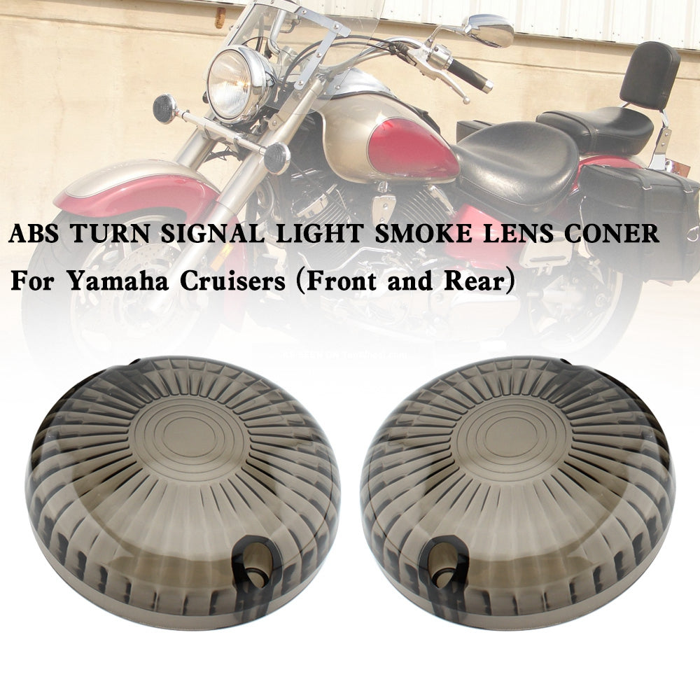 Yamaha V Star 650 1100 Vmax 1200/1700 Smoke Turn Signal Light Lens Cover