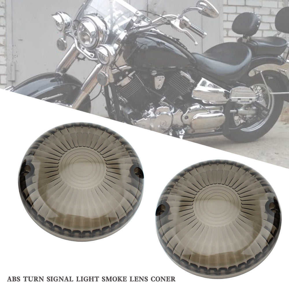 Yamaha V Star 650 1100 Vmax 1200/1700 Smoke Turn Signal Light Lens Cover