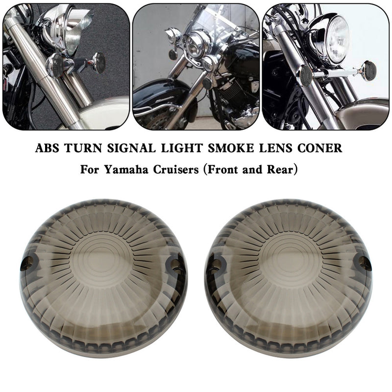 Yamaha V Star 650 1100 Vmax 1200/1700 Smoke Turn Signal Light Lens Cover