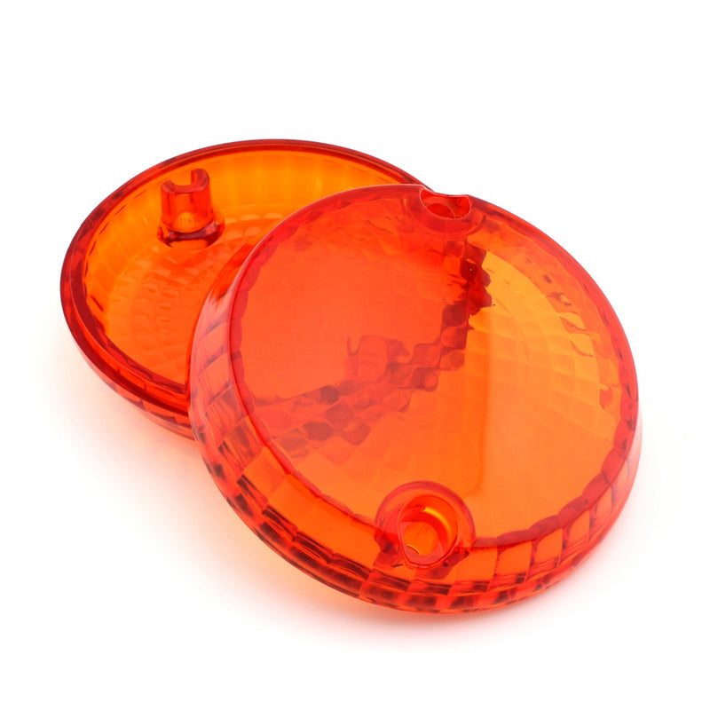 Yamaha Kawasaki Vulcan 1500 VN Amber Turn Signals Indicators Lens Cover