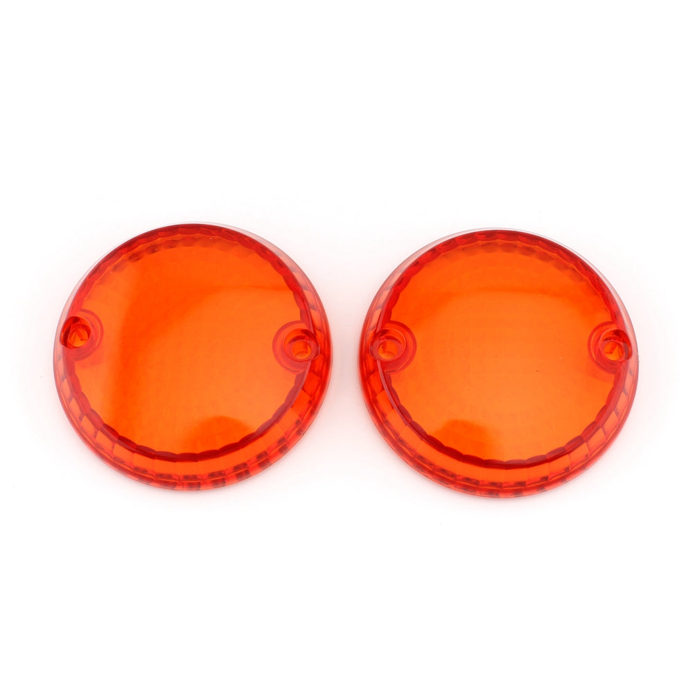 Yamaha Kawasaki Vulcan 1500 VN Amber Turn Signals Indicators Lens Cover